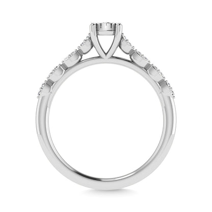 Diamond 1/5 Ct.Tw. Engagement Ring in 14K White Gold