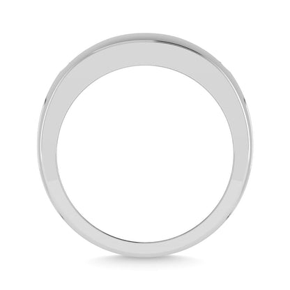 Diamond 1 Ct.Tw.Men?s Wedding Band in 10K White Gold