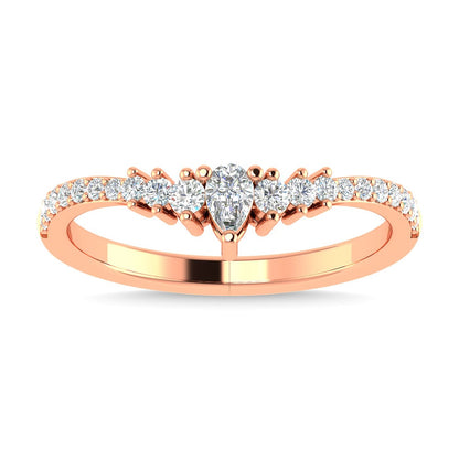 Diamond 1/3 Ct.Tw. Anniversary Band in 14K Rose Gold