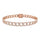 Diamond 3 1/8 Ct.Tw. Cuban Bracelets in 14K Rose Gold