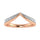 14K Rose Gold 1/3 Ct.Tw. Diamond Chevron Band