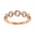 10K Rose Gold 1/10 Ct.Tw. Diamond Fashion Ring