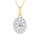 14k 0.50ct Diamond Pendants