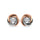 Diamond 1/6 Ct.Tw. Stud Earrings in 10K Two Tone