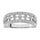 14K White Gold 1 Ct.Tw. Diamond Fashion Band