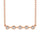 10K Rose Gold 1/5 Ct.Tw. Diamond Fashion Necklace