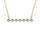 10K Yellow Gold 1/5 Ct.Tw. Diamond Fashion Necklace