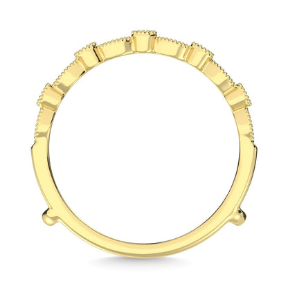Diamond 1/4 Ct.Tw. Anniversary Ring in 10K Yellow Gold