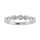 Diamond 1/6 Ct.Tw. Stack Band in 10K White Gold