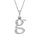 Diamond 1/20 Ct.Tw. Letter G Pendant in 10K White Gold