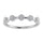 Diamond 1/6 Ct.Tw. Cluster Fashion Ring in 10K White Gold