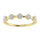 Diamond 1/6 Ct.Tw. Cluster Fashion Ring in 10K Yellow Gold