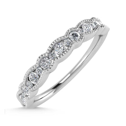 Diamond 1/4 Ct.Tw. Stackable Band in 14K White Gold
