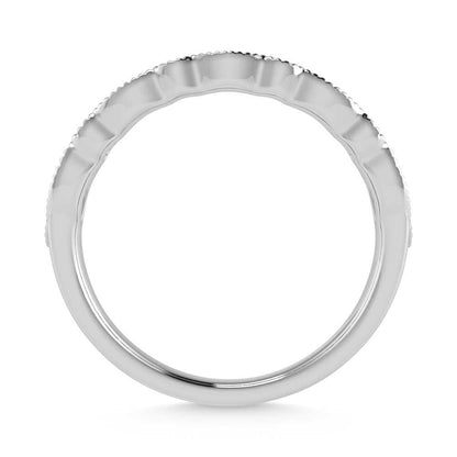 Diamond 1/4 Ct.Tw. Stackable Band in 14K White Gold