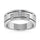 14K White Gold 1/3 Ct.Tw. Diamond Men?s Band