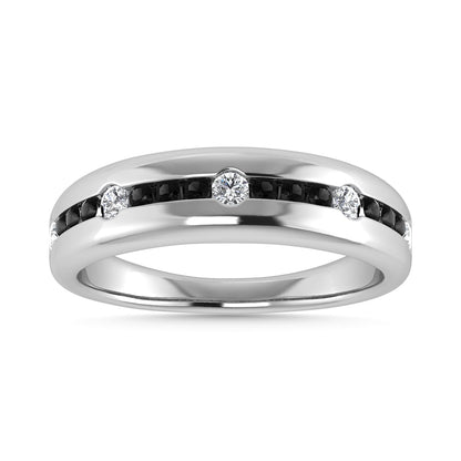 Diamond 1/2 Ct.Tw. Wedding Band in 14K White Gold