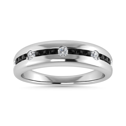 Diamond 1/2 Ct.Tw. Wedding Band in 14K White Gold