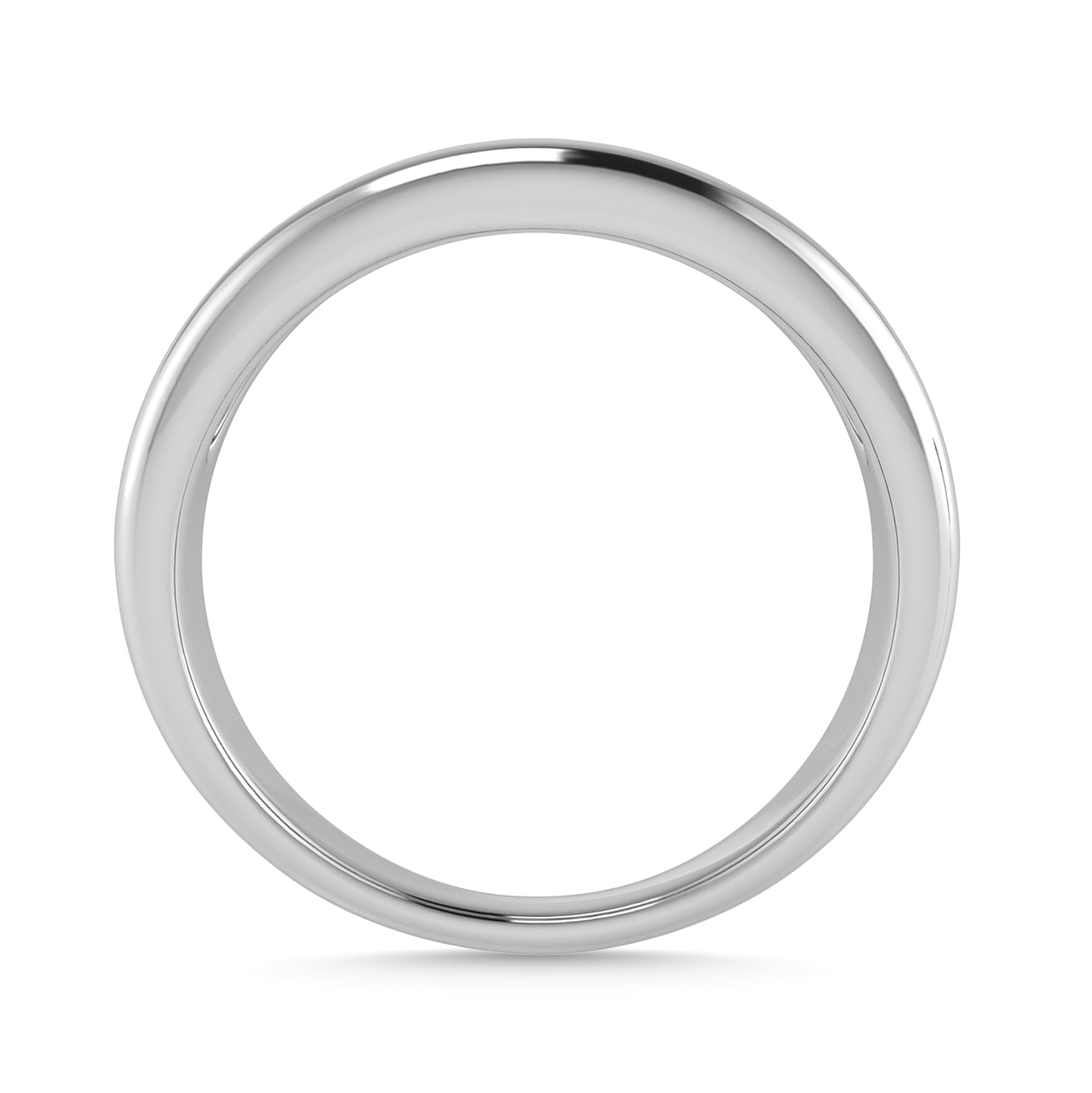 Diamond 1/2 Ct.Tw. Wedding Band in 14K White Gold