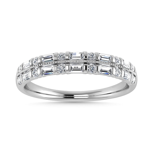 Diamond 1/4 Ct.Tw. Fashion Band in 14K White Gold