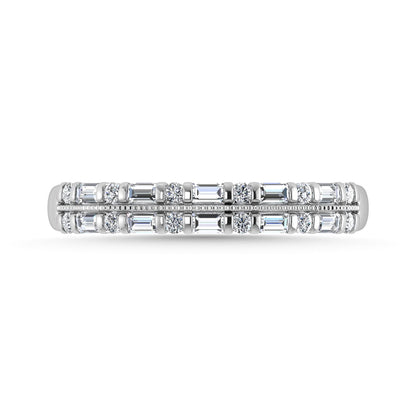 Diamond 1/4 Ct.Tw. Fashion Band in 14K White Gold