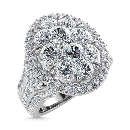 Diamond 2 3/4 Ct.Tw. Engagement Ring in 14K White Gold