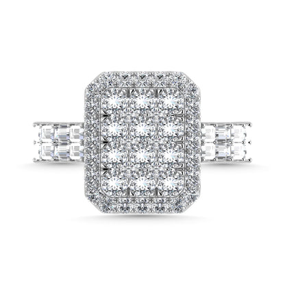 Diamond 2 Ct.Tw. Engagement Ring in 14K White Gold