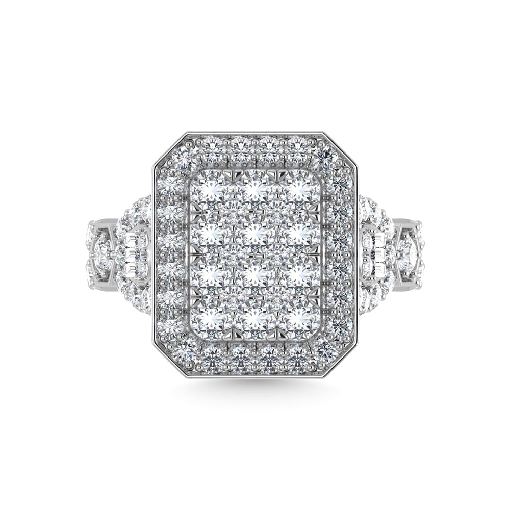 Diamond 2 Ct.Tw. Engagement Ring in 14K White Gold