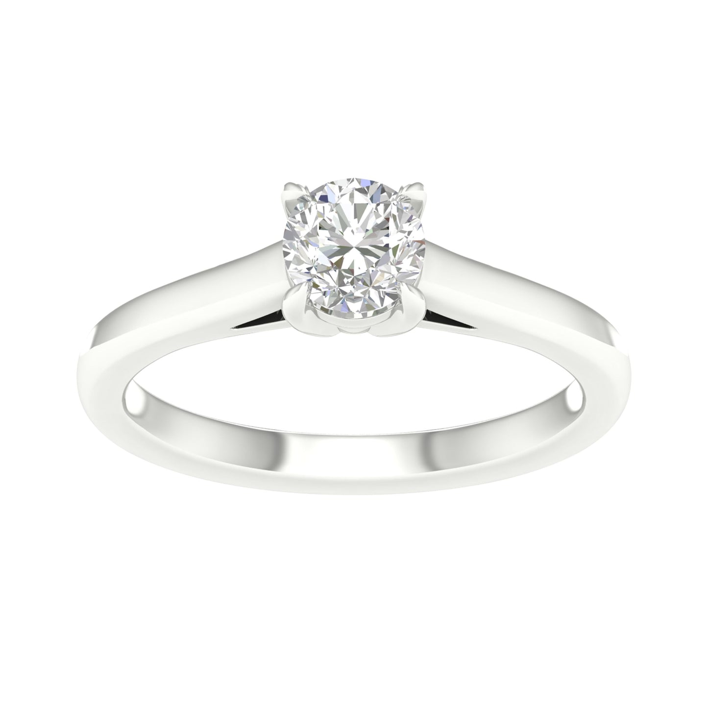 14K 0.75ct Certified Lab Grown Diamond Ring ( IGI Certified )
