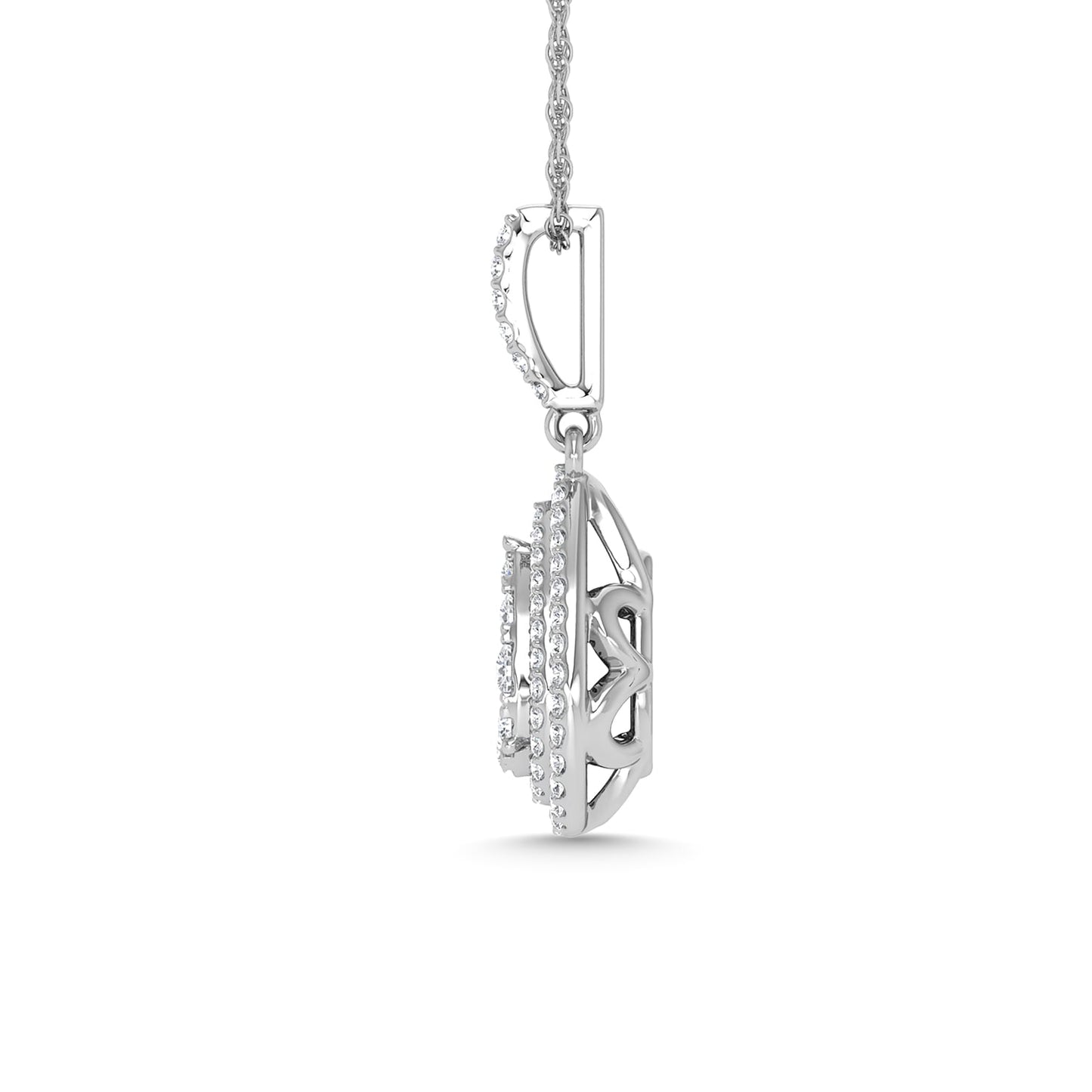 Diamond 3/4 Ct.Tw. Fashion Pendant in 14K White Gold