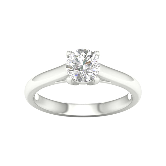 14K 1.00ct Certified Lab Grown Diamond Ring ( IGI Certified )