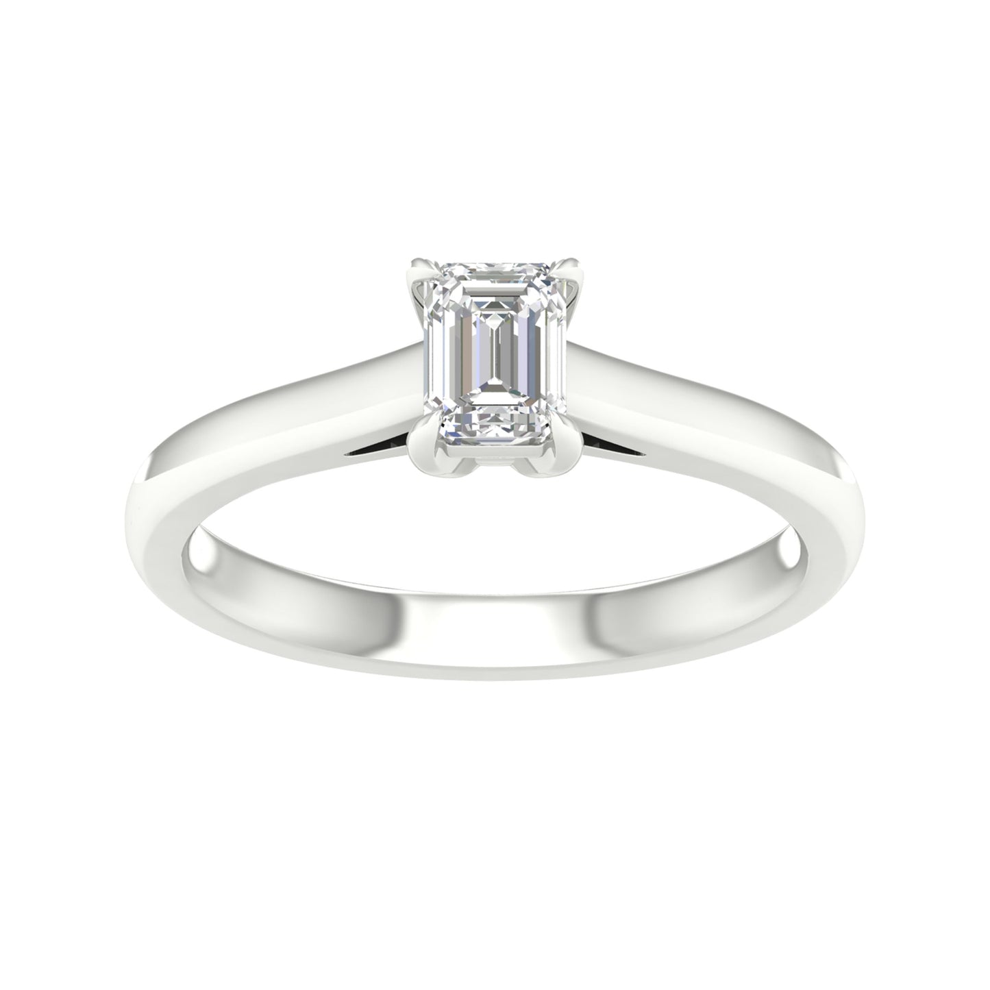 14K 0.50CT Certified Lab Grown Diamond Ring ( IGI Certified )