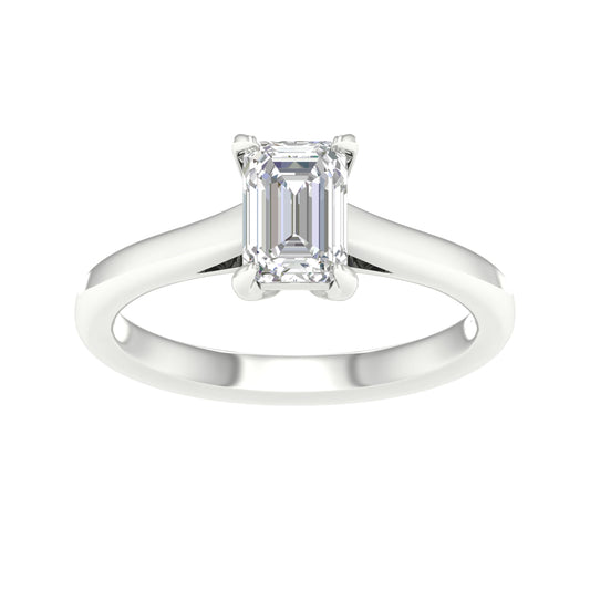 14K 1.00CT Certified Lab Grown Diamond Ring ( IGI Certified )
