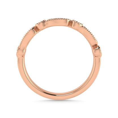 Diamond 1/6 Ct.Tw. Stackable Band in 14K Rose Gold