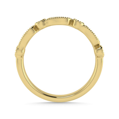 Diamond 1/6 Ct.Tw. Stackable Band in 14K Yellow Gold