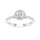 14K 1.00CT Certified Lab Grown Diamond Ring ( IGI Certified )