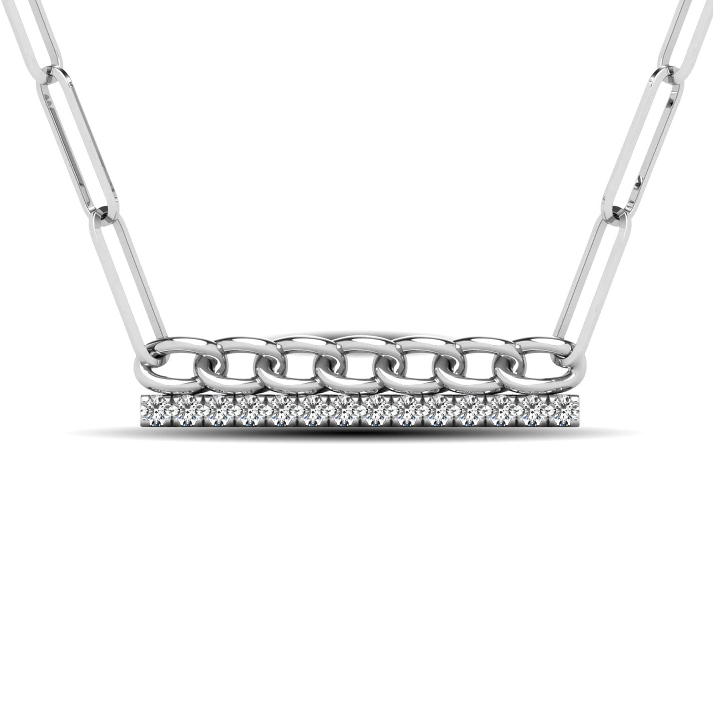 Diamond 1/5 Ct.Tw. Fashion Pendant in 10K White Gold