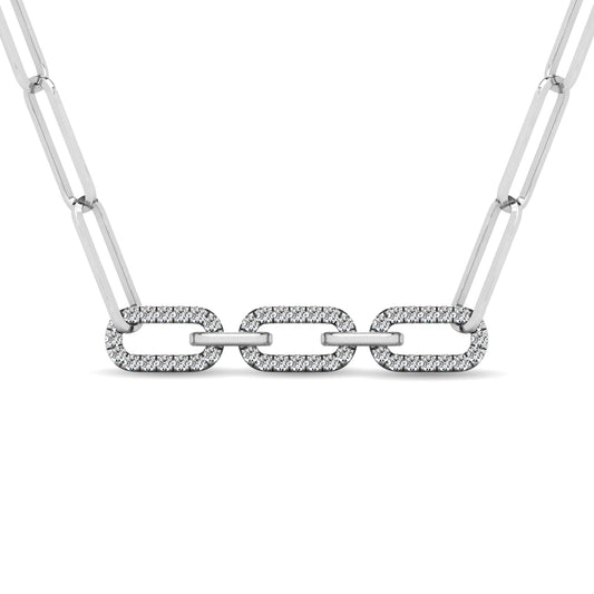 Diamond 1/6 Ct.Tw. Fashion Pendant in 10K White Gold