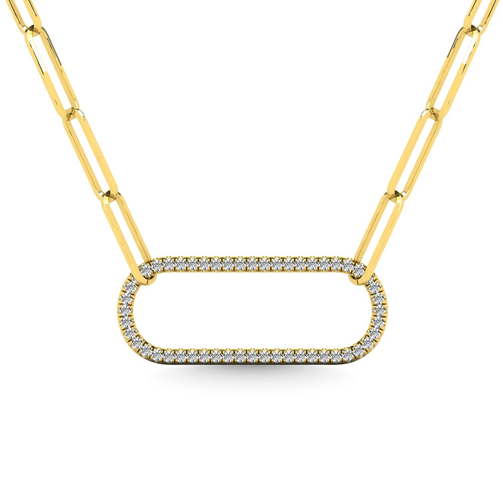 Diamond 1/5 Ct.Tw. Fashion Pendant in 10K Yellow Gold