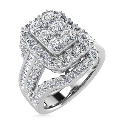 10K White Gold Diamond 2 Ct.Tw. Engagement Ring