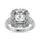 Diamond 5/8 Ct.Tw. Engagement Ring in 14K White Gold