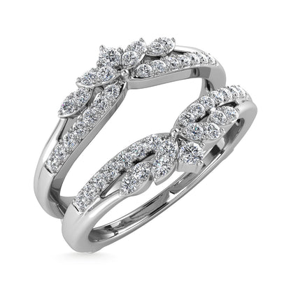 Diamond 1/4 Ct.Tw. Guard Ring in 10K White Gold