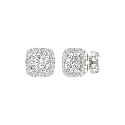 14K 2.25CT Certified Lab Grown Diamond Earrings ( IGI Certified )
