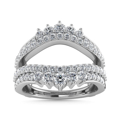 Diamond 1 Ct.Tw. Guard Ring in 14K White Gold
