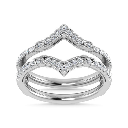 Diamond 3/8 Ct.Tw. Guard Ring in 14K White Gold