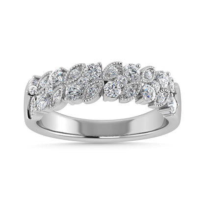 Diamond 1/2 Ct.Tw. Fashion Band in 14K White Gold