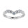 Diamond 1/2 Ct.Tw. Chevron Band in 14K White Gold
