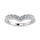 Diamond 1/2 Ct.Tw. Chevron Band in 10K White Gold