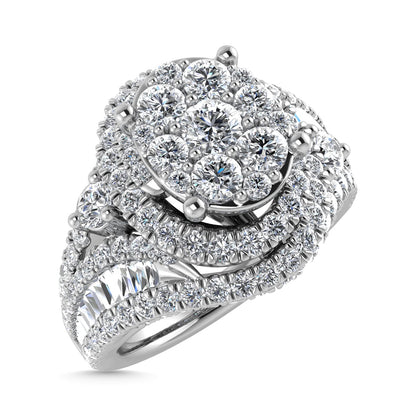 Diamond 1 5/8 Ct.Tw. Engagement Ring in 14K White Gold