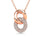 Diamond 1/5 Ct.Tw. Fashion Pendant in 10K Rose Gold