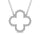 Diamond 1/3 Ct.Tw. Clover Pendant in 10K White Gold